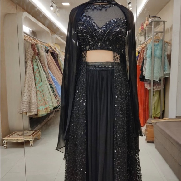 Other - Black lehenga with duppata